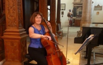 Cotswold Ensemble String Quartet, garden party music, Wolfson College, Oxford.