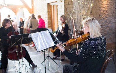 Cotswold Ensemble String Quartet, wedding music, Bibury, Gloucestershire